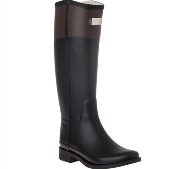 two tone rain boots